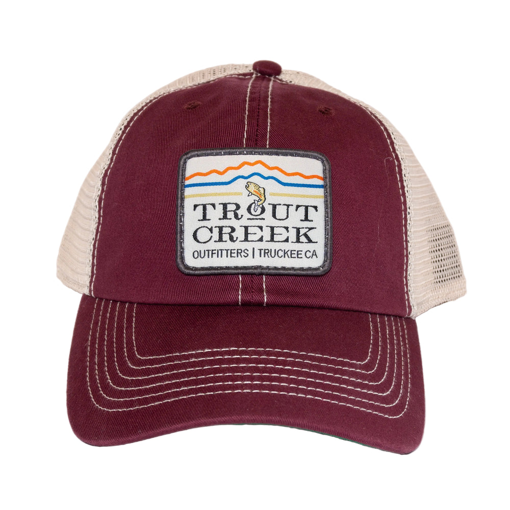 TCO Unstructured Low Crown Trucker W/ Sublimated Patch