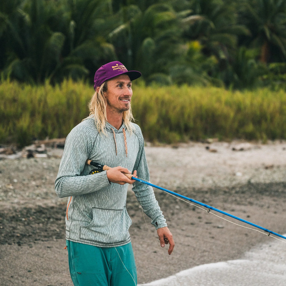 Howler Bros. Loggerhead Hoodie- Deluge Camo Light Grey