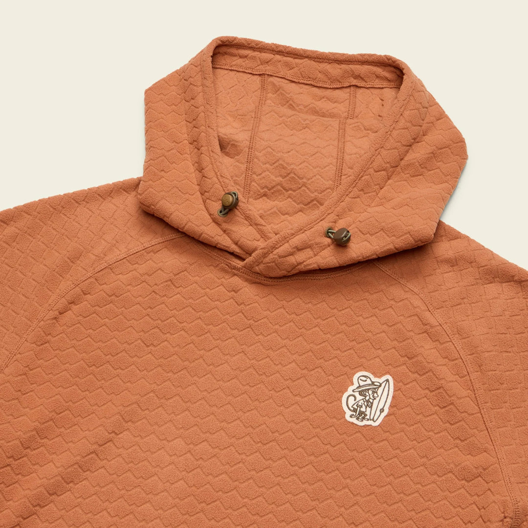 Howler Bros. Palo Duro Fleece Hoodie- Mountian Grid: Clay