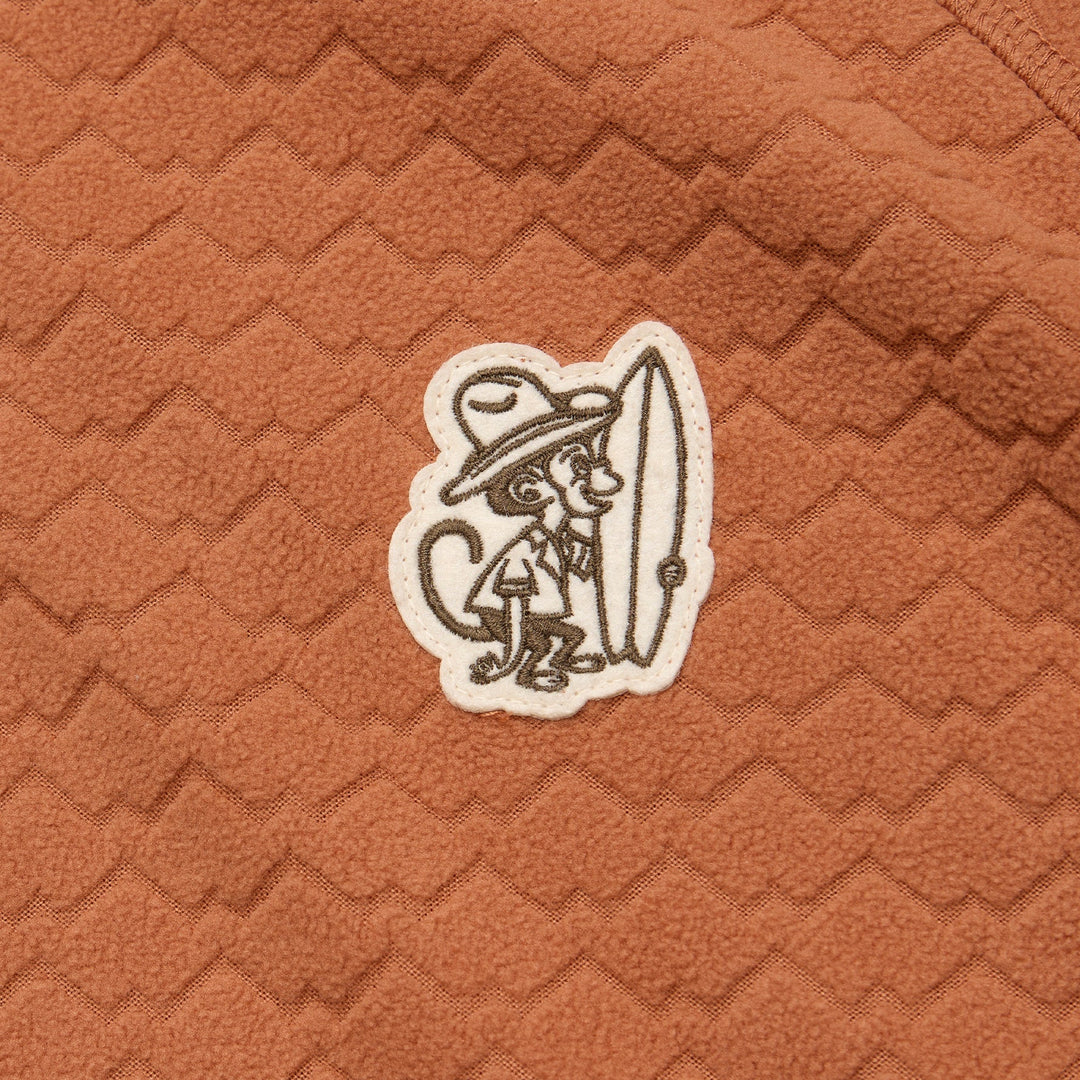 Howler Bros. Palo Duro Fleece Hoodie- Mountian Grid: Clay