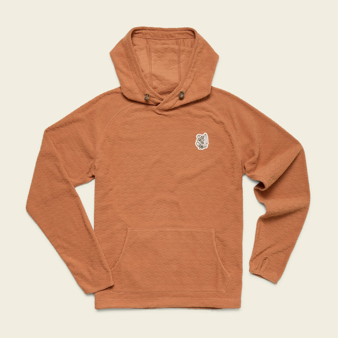 Howler Bros. Palo Duro Fleece Hoodie- Mountian Grid: Clay