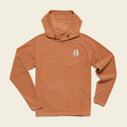 Howler Bros. Palo Duro Fleece Hoodie- Mountian Grid: Clay