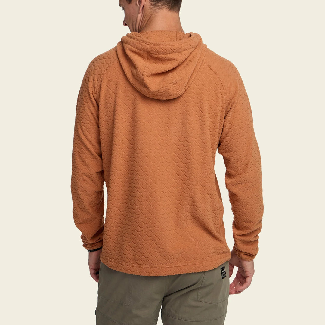 Howler Bros. Palo Duro Fleece Hoodie- Mountian Grid: Clay