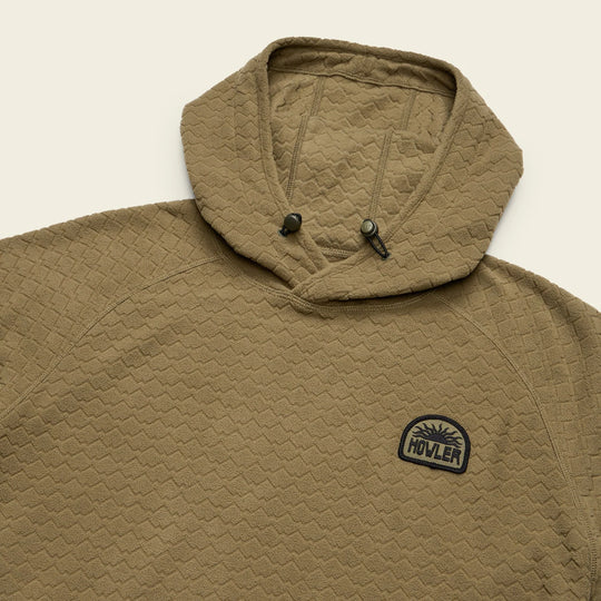 Howler Bros. Palo Duro Fleece Hoodie- Mountain Grid: Fatigue