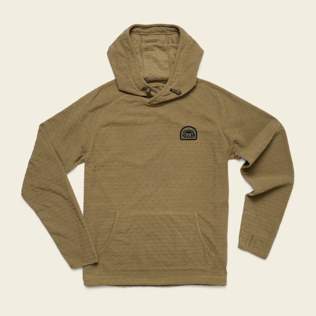 Howler Bros. Palo Duro Fleece Hoodie- Mountain Grid: Fatigue