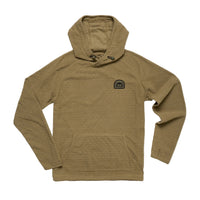 Howler Bros. Palo Duro Fleece Hoodie - Mountain Grid: Fatigue
