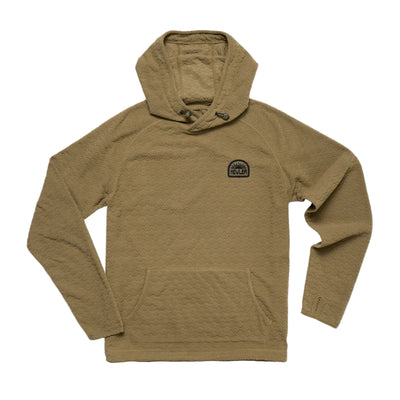 Howler Bros. Palo Duro Fleece Hoodie - Mountain Grid: Fatigue