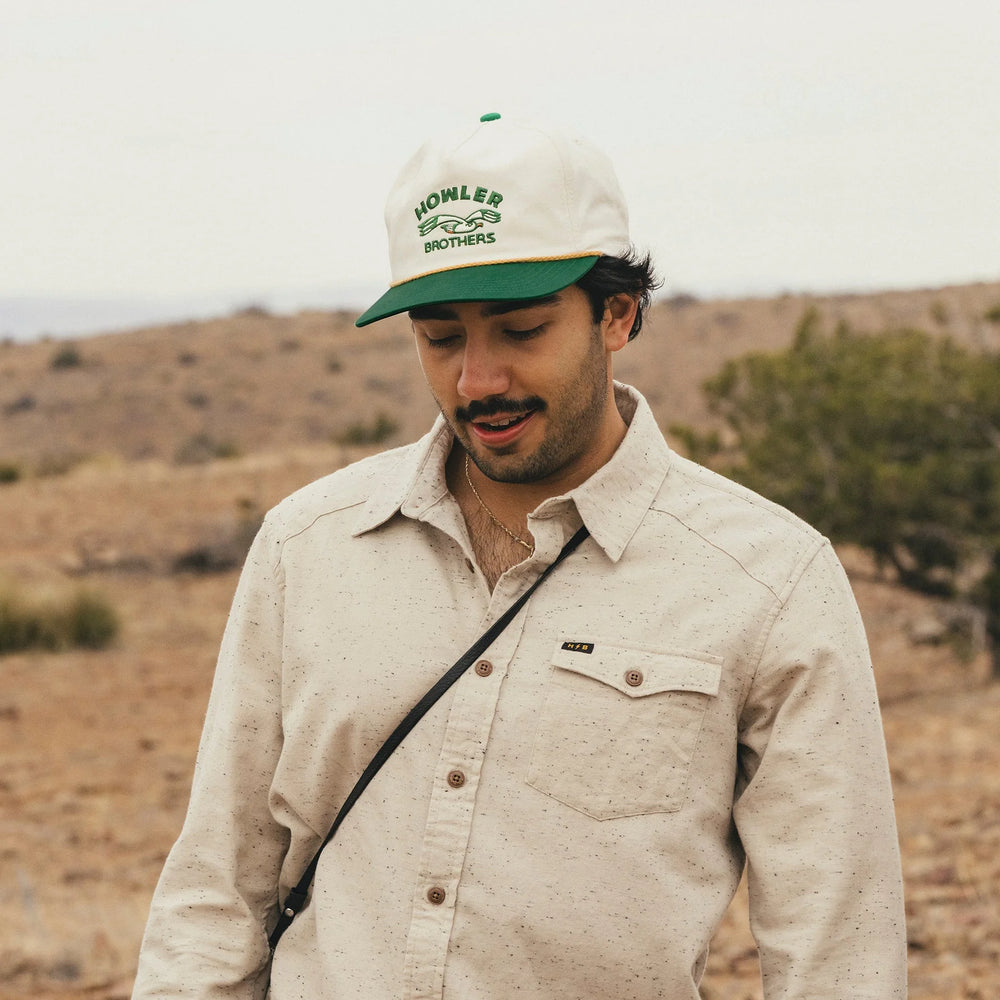 Howler Bros. Seagull Hat- White/Green