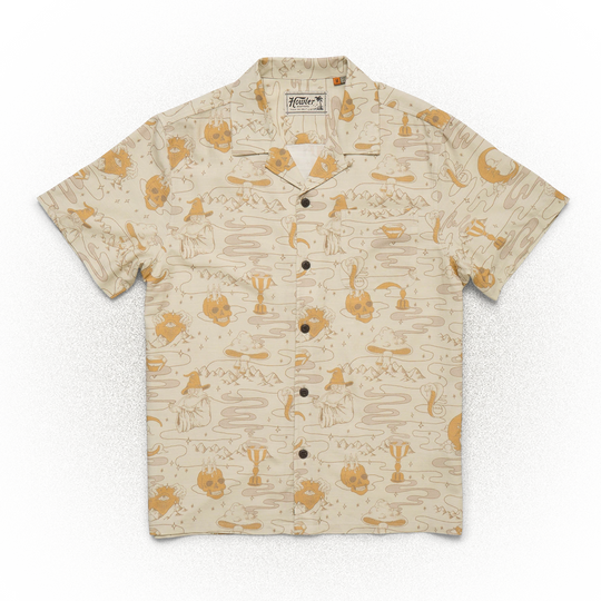 Howler Bros. Monoloha Shirt- Magical Maneuvers: Sand