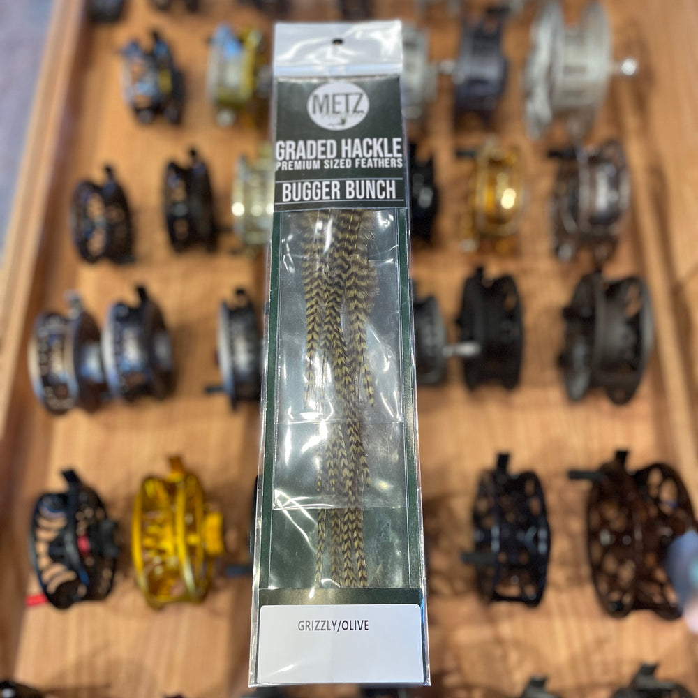 Metz Hackle Bugger Bunch 3 pk