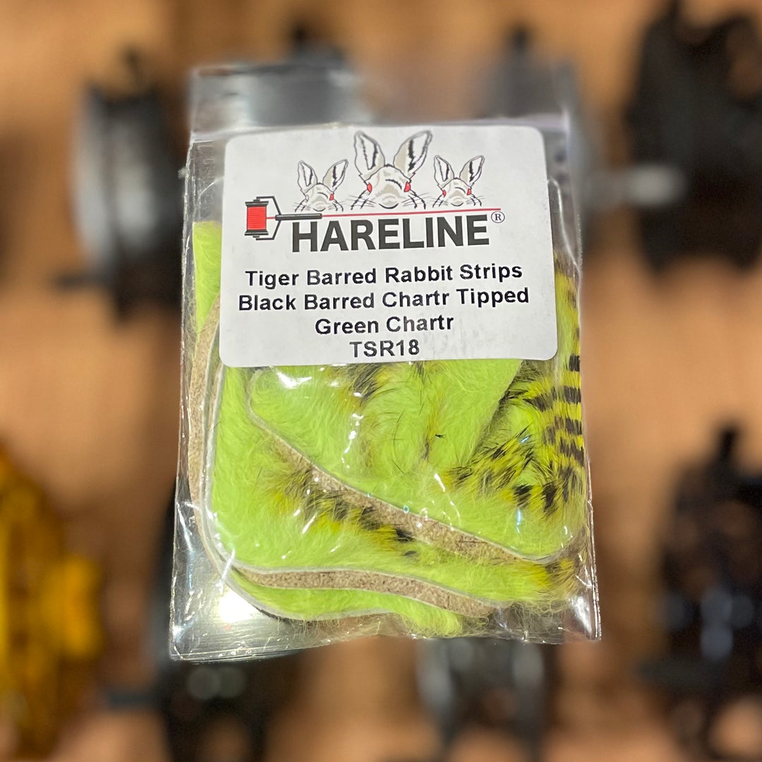 Hareline Tiger Barred Rabbit Strips