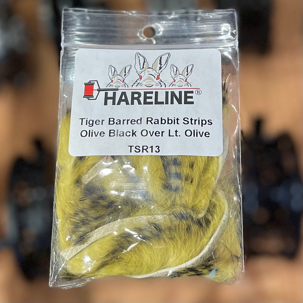 Hareline Tiger Barred Rabbit Strips