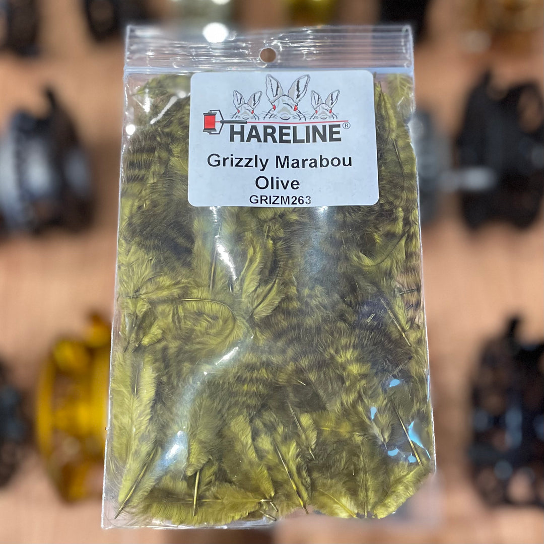 Hareline Grizzly Marabou