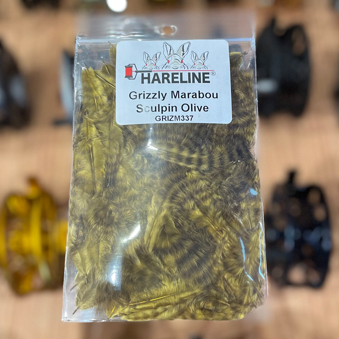 Hareline Grizzly Marabou