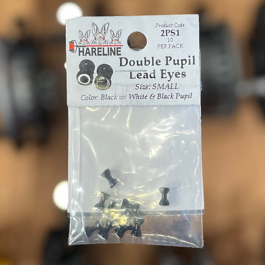 Hareline Double Pupil Lead Eyes - Small