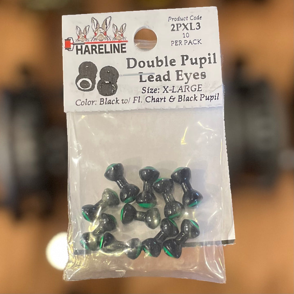 Hareline Double Pupil Lead Eyes - XL