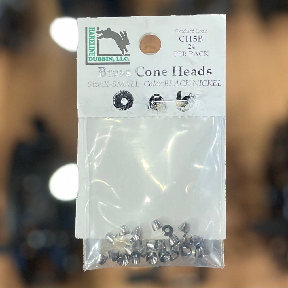 Hareline Brass Cone Heads- X-Small