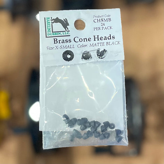 Hareline Brass Cone Heads- X-Small