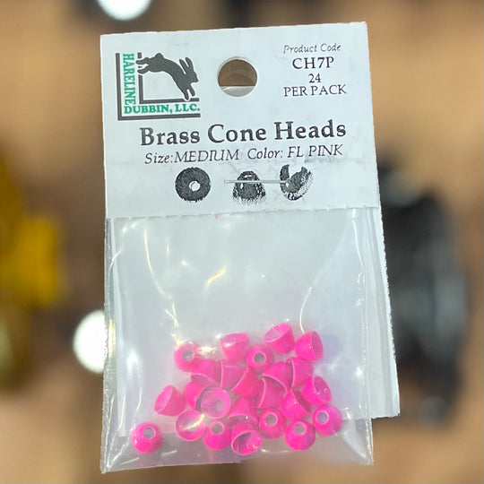 Hareline Brass Cone Heads- Medium