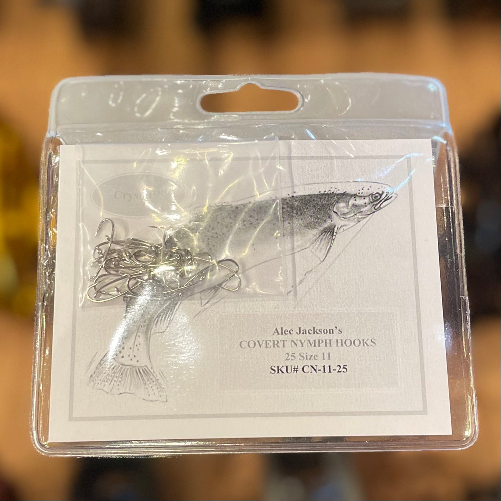Alec Jackson Covert Nymph Hooks Nickel Plated