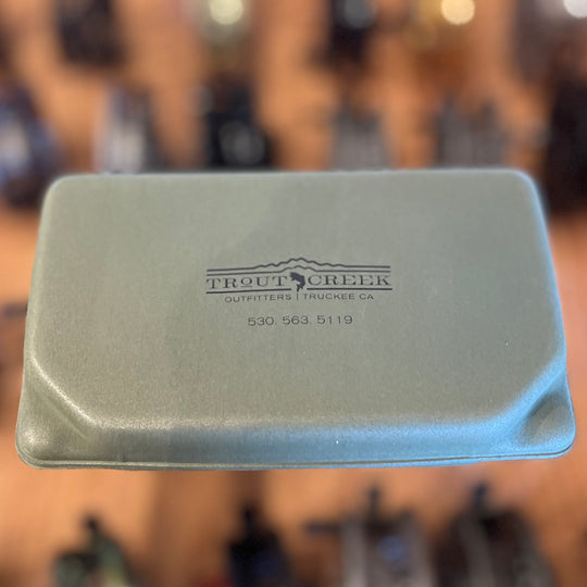 TCO Logo Kingfisher Light Weight Floating Olive Green EVA Fly Box