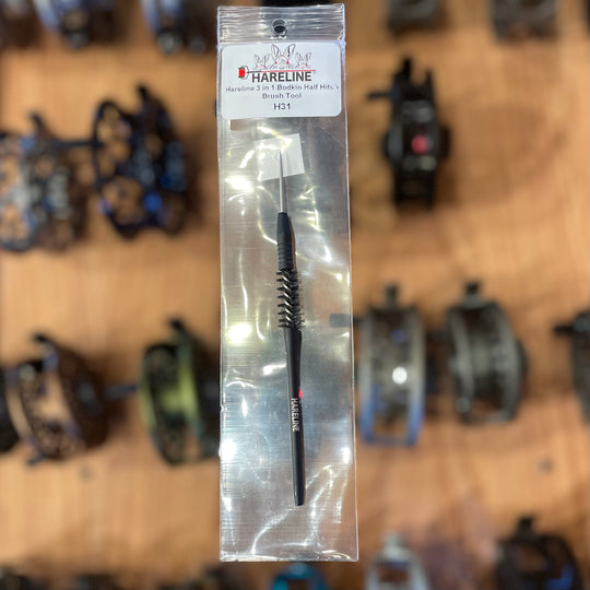 Hareline 3 in 1 Bodkin Half Hitch Brush Tool