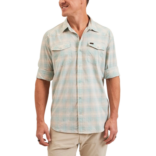 Howler Brothers Men's H Bar B Tech - Eason Plaid/Seafoam