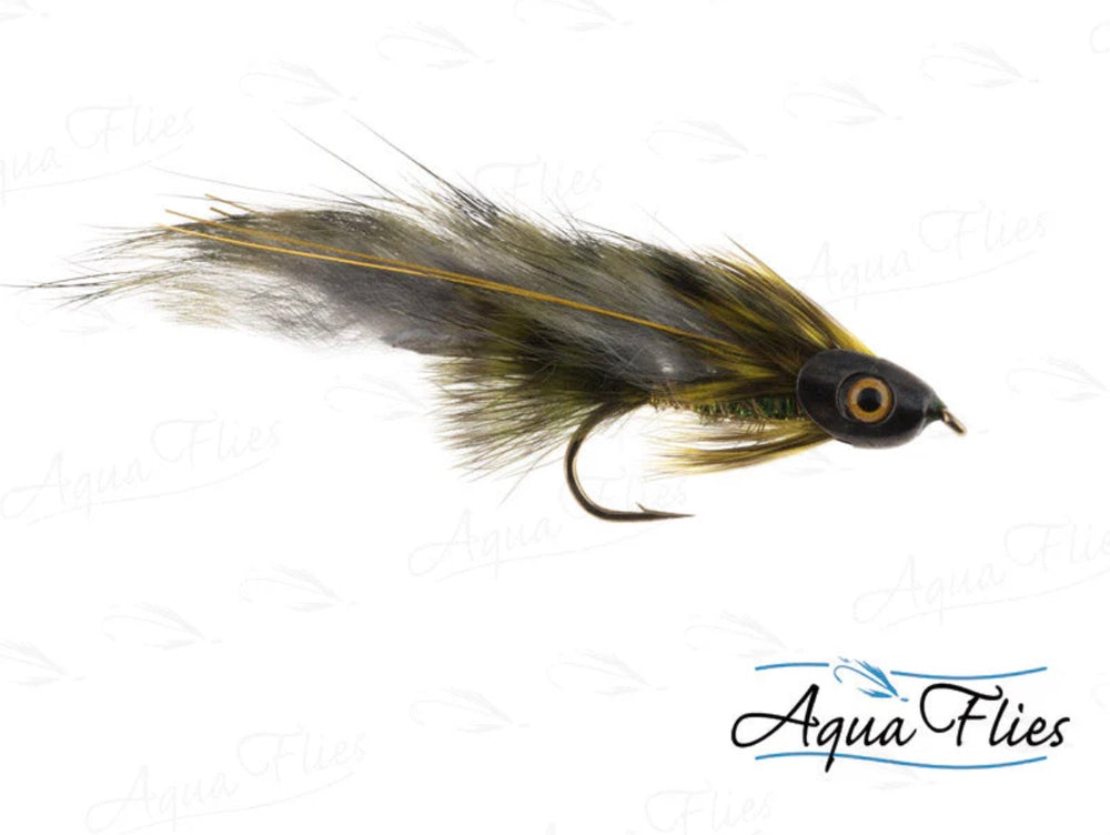 Aqua Flies Fish Skull Zonker