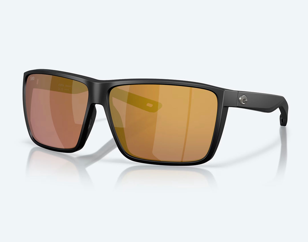 Costa Del Mar Men's Rincon II 580G - Matte Black/Gold Mirror