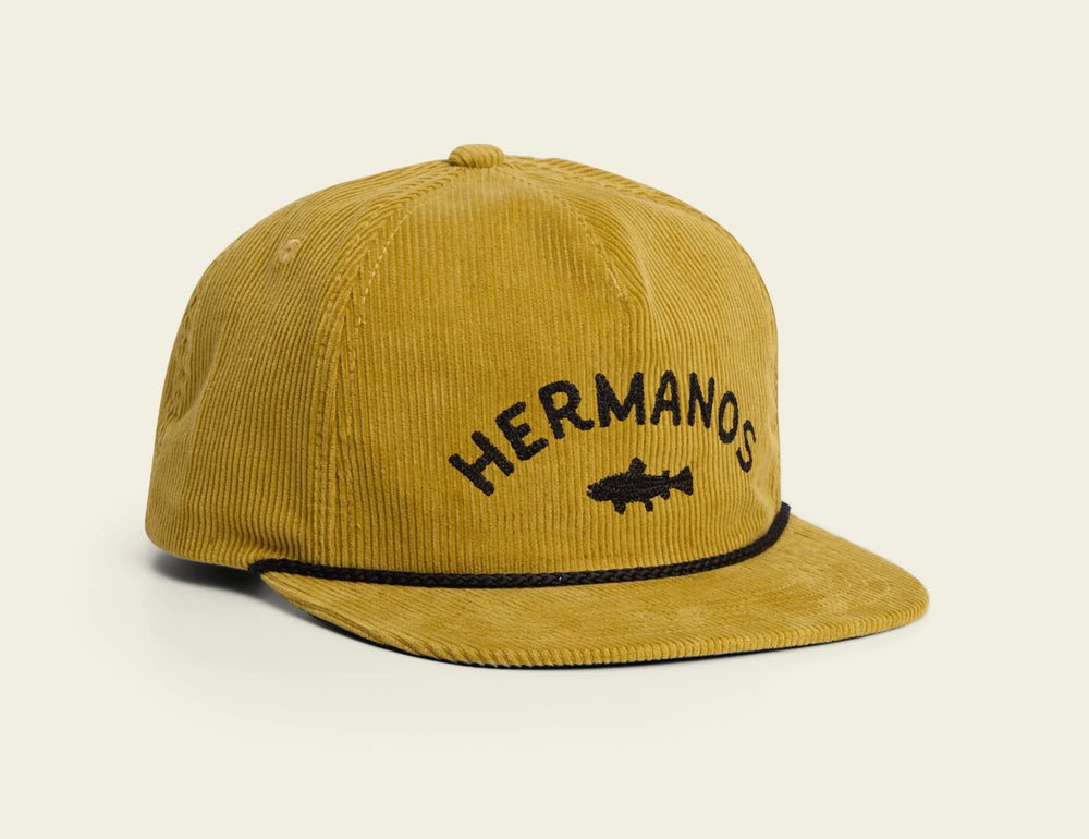 Howler Unstructured Snapback: Old Gold Corduroy