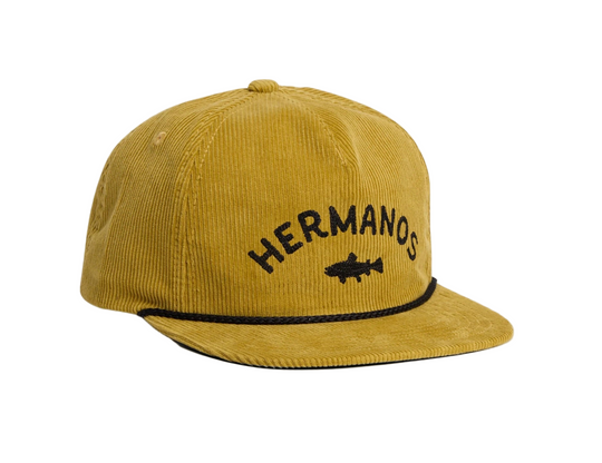 Howler Unstructured Snapback: Old Gold Corduroy