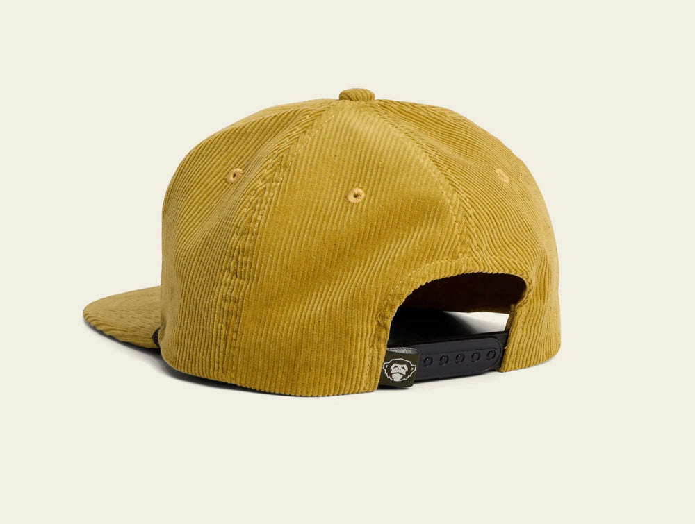 Howler Unstructured Snapback: Old Gold Corduroy