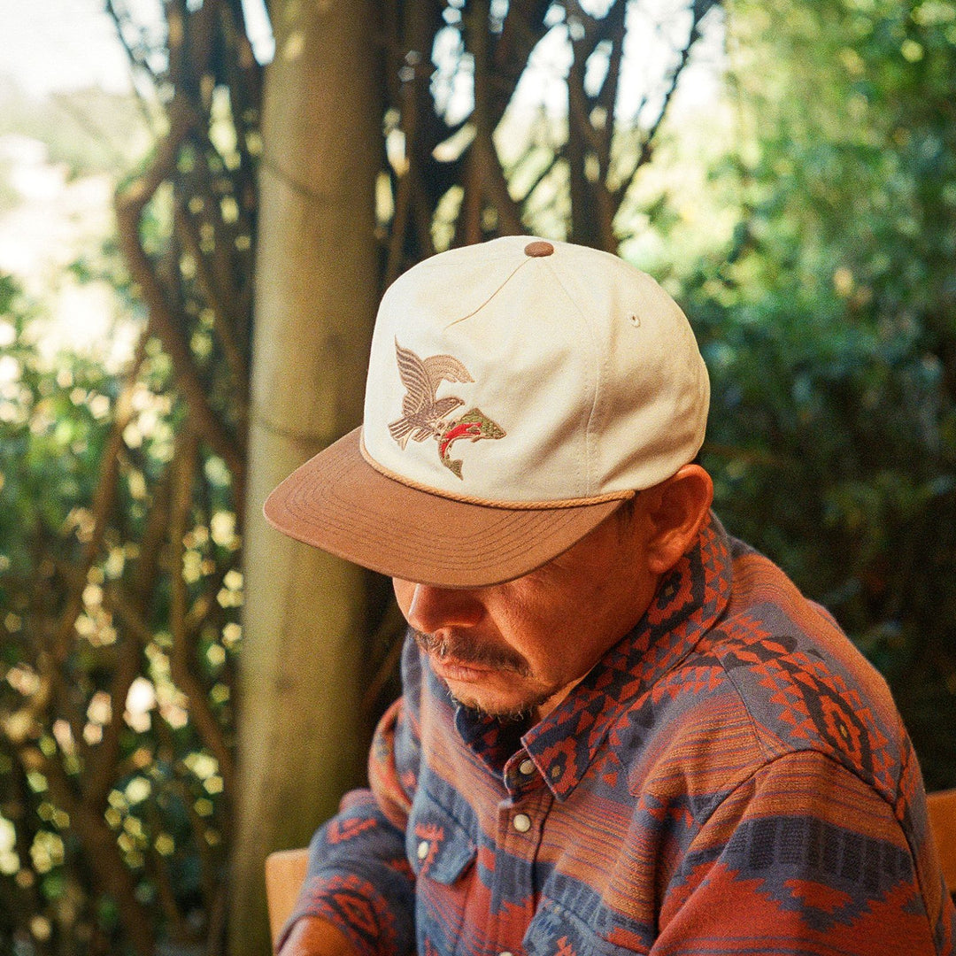 Howler Bro Unstructured Snapback Hat Osprey Prey: Stone/Brown