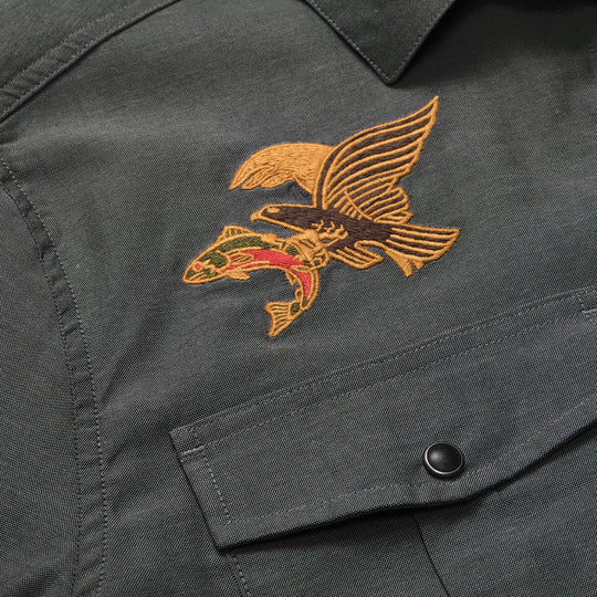 Howler Bros. Gaucho Snapshirt- Osprey Prey