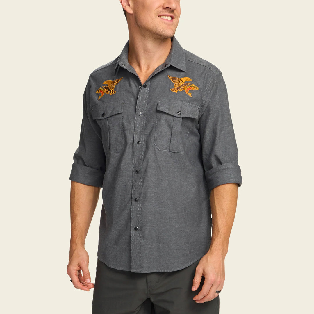 Howler Bros. Gaucho Snapshirt- Osprey Prey
