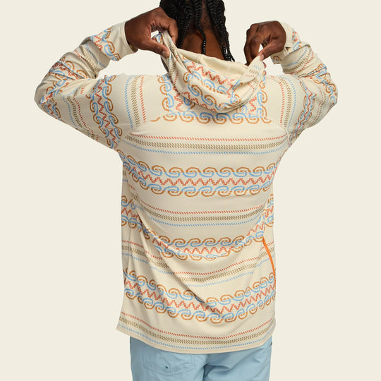 Howler Bros. Loggerhead Hoodie- Zicatela Off White