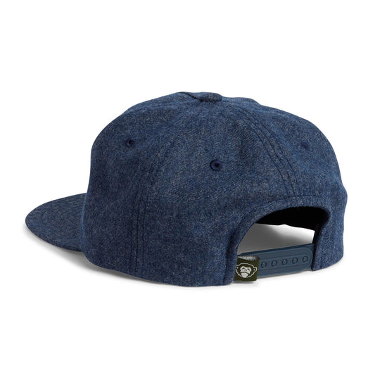 Howler Bros Unstructured Snapback Hat Trout Bolt: Navy Heather