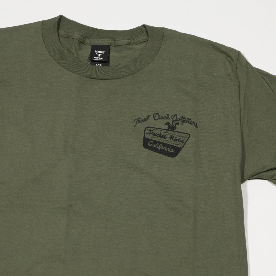 Toughest Trout Short Sleeve - Fatigue Green