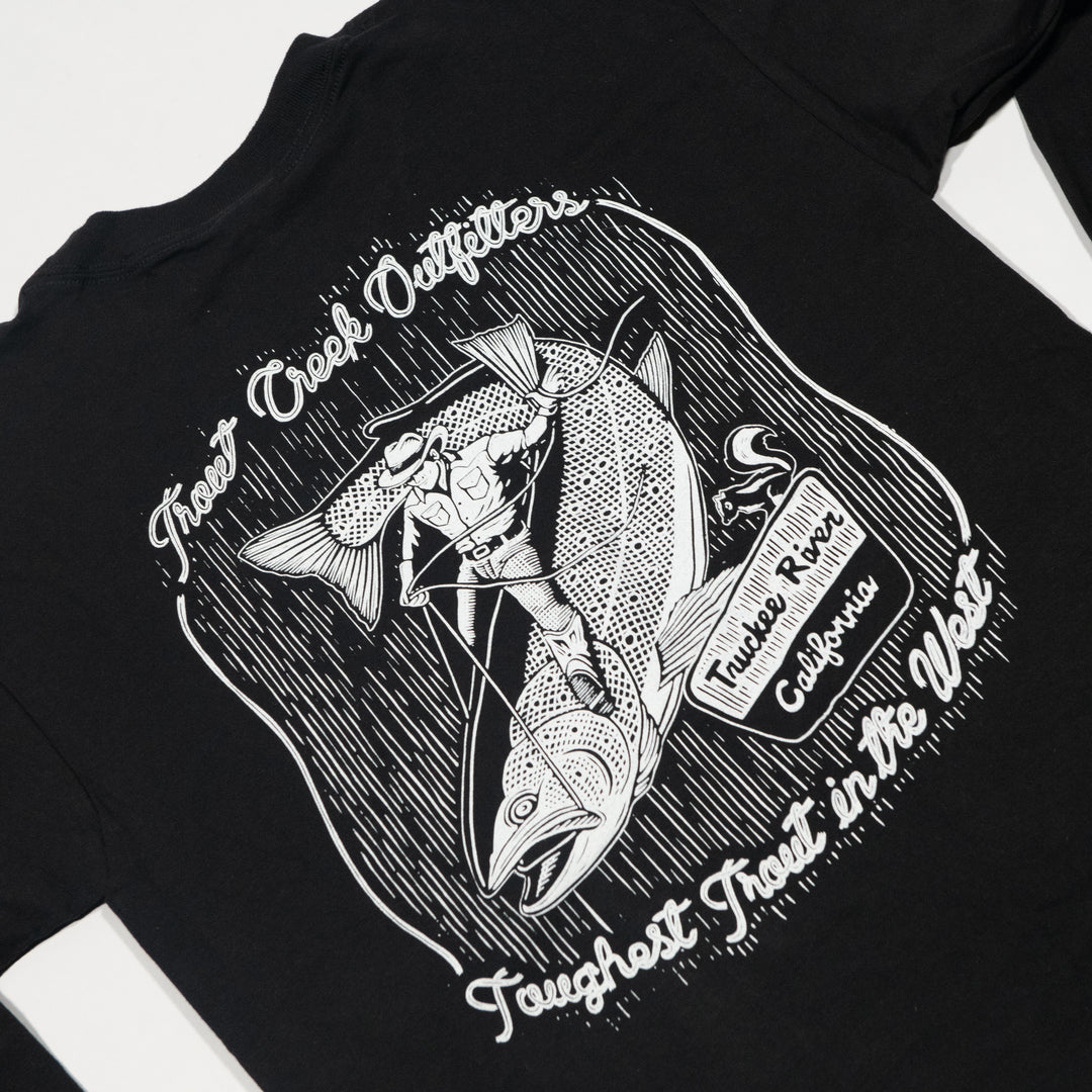 Toughest Trout Long Sleeve - Black