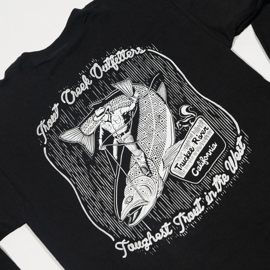 Toughest Trout Long Sleeve - Black