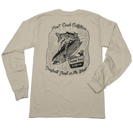 Toughest Trout Longsleeve - Sand