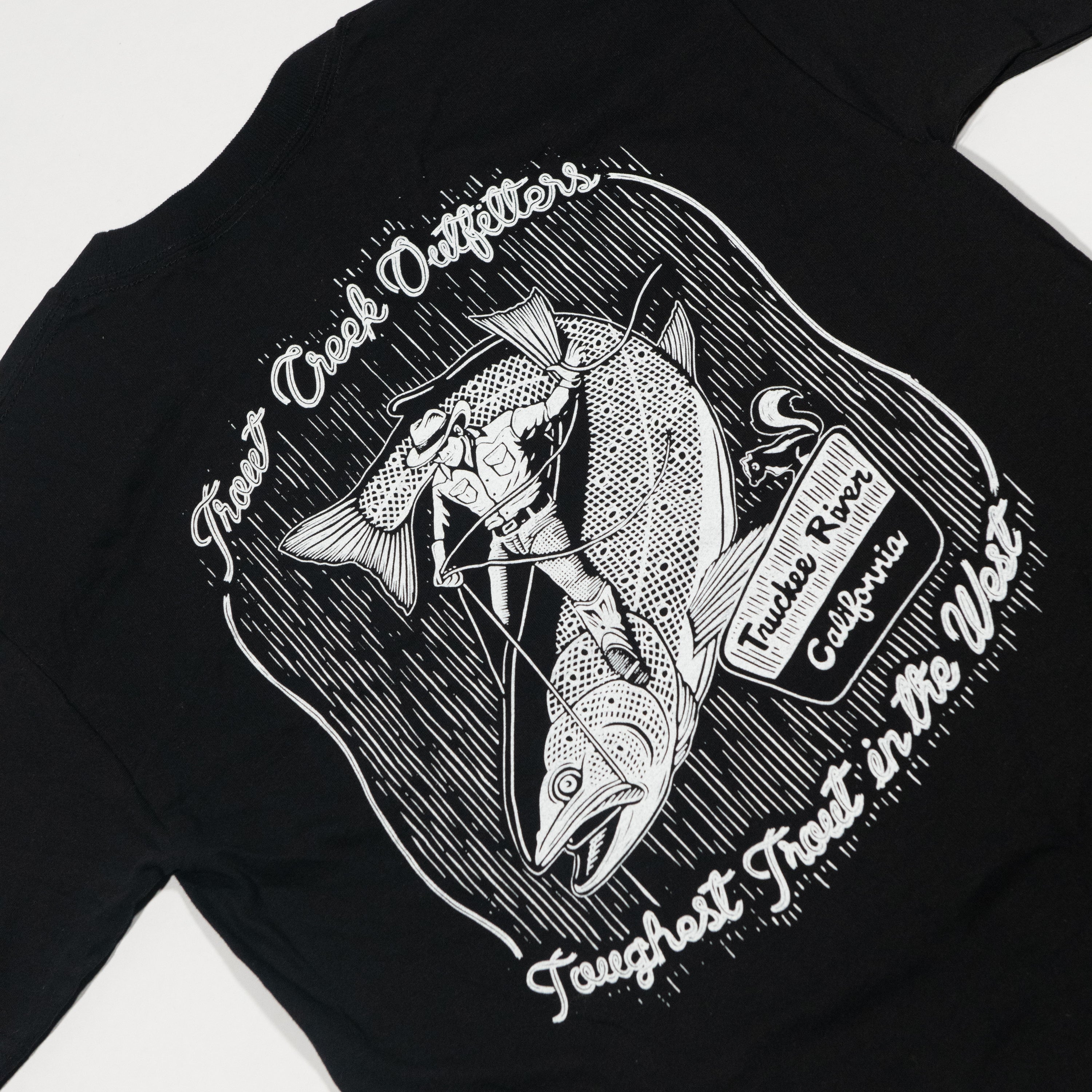 Toughest Trout Short Sleeve - Black – Trout Creek Outfitters