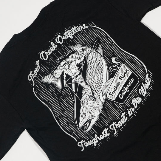 Toughest Trout Short Sleeve - Black