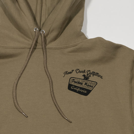 Toughest Trout Hoodie - Coyote Brown