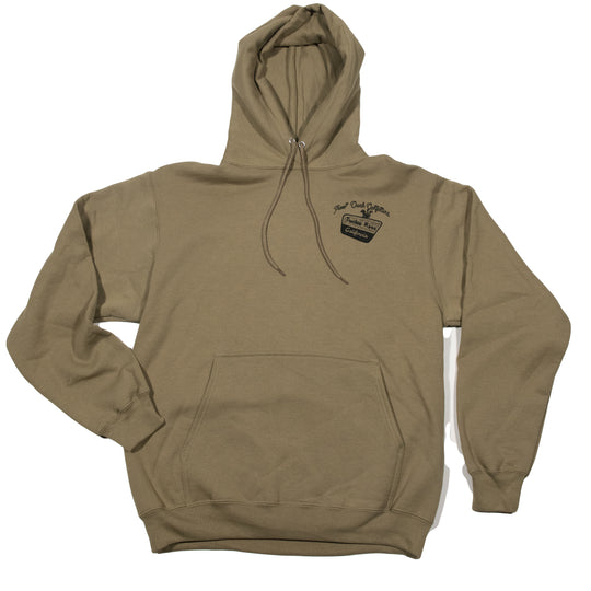 Toughest Trout Hoodie - Coyote Brown