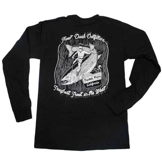 Toughest Trout Long Sleeve - Black