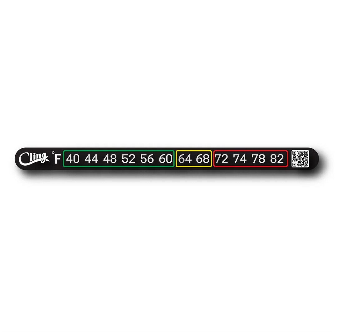 Cling Stick-On Thermometer