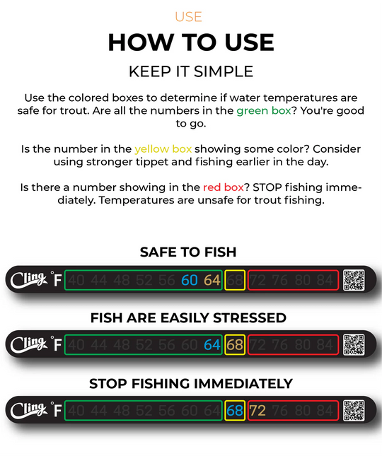 Cling Stick-On Thermometer