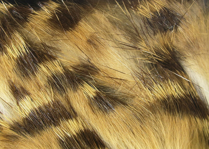 Hareline Brown Barred Rabbit Strips