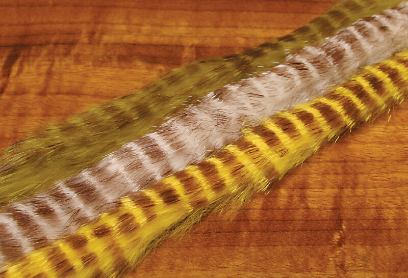 Hareline Brown Barred Rabbit Strips